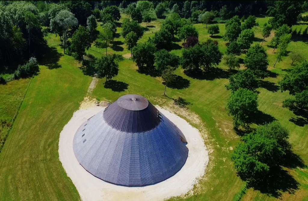 La Pyramide du Loup vu d'en haut