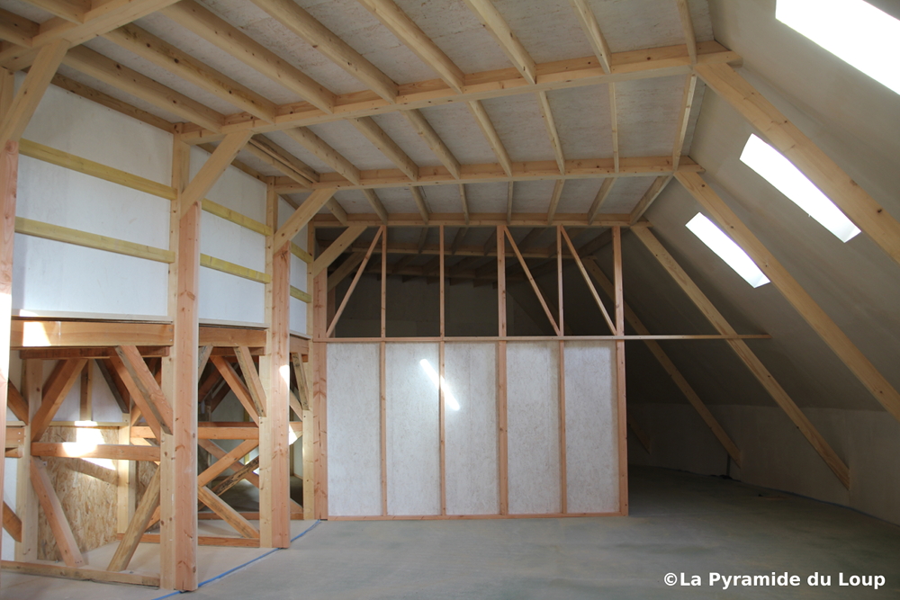 Chantier de la Pyramide du Loup, intérieur