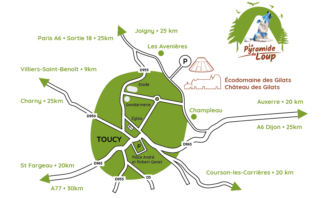 Plan Pyramide du Loup