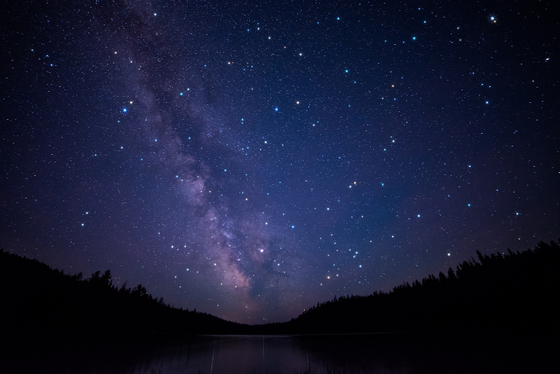 British-Columbia nuit d'étoiles