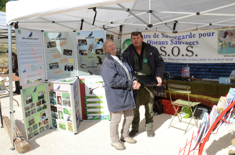 Exposant CSOS89 à la Pyramide du Loup