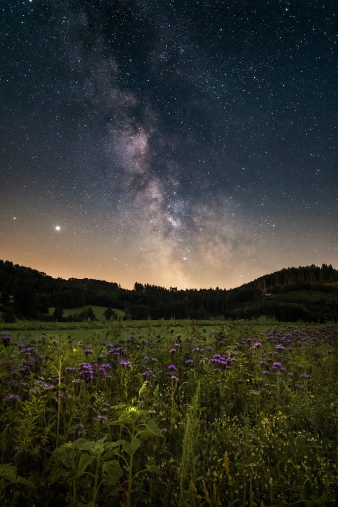 starry-sky nuit des étoiles à la Pyramide du Loup