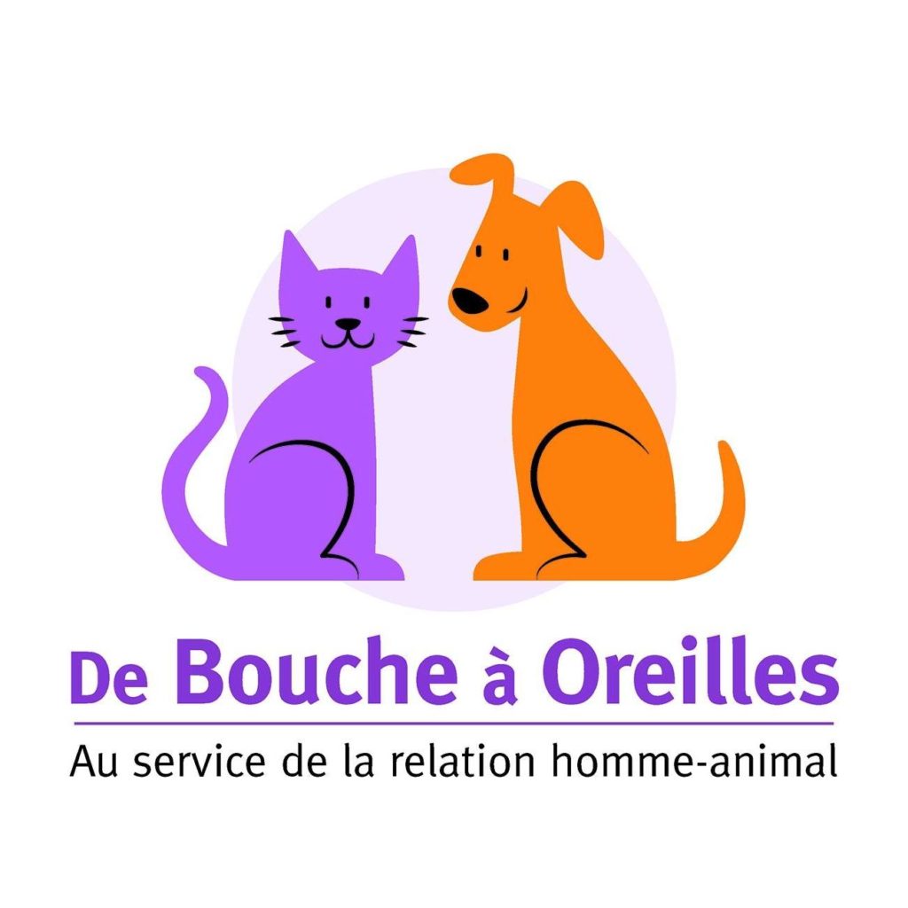 Logo De Bouche à Oreilles Sandrine Debailleux comportementaliste chiens/chats