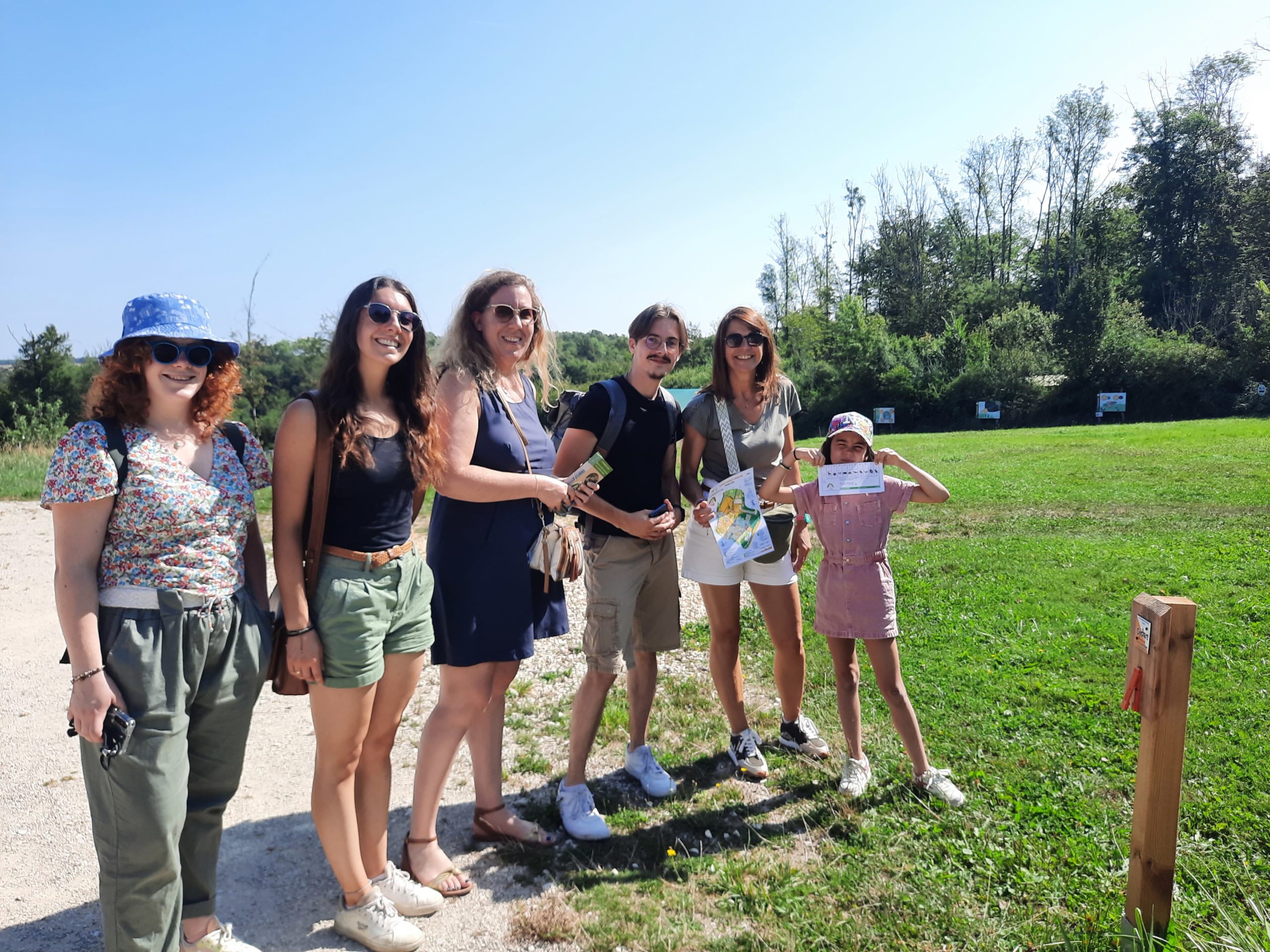 parcours d'orientation à la Pyramide du Loup
