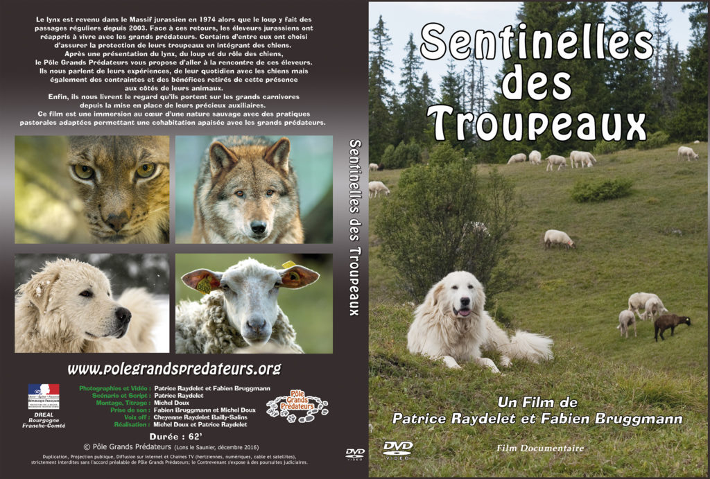 Jacquette DVD Sentinelles des Troupeaux